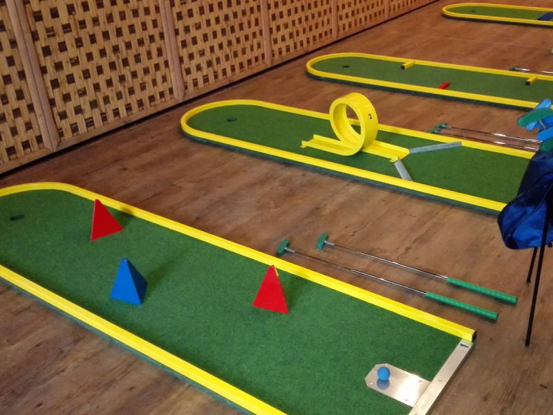 Mobile Minigolfbahn